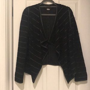 Genuine Leather and Suede blazer/cardigan